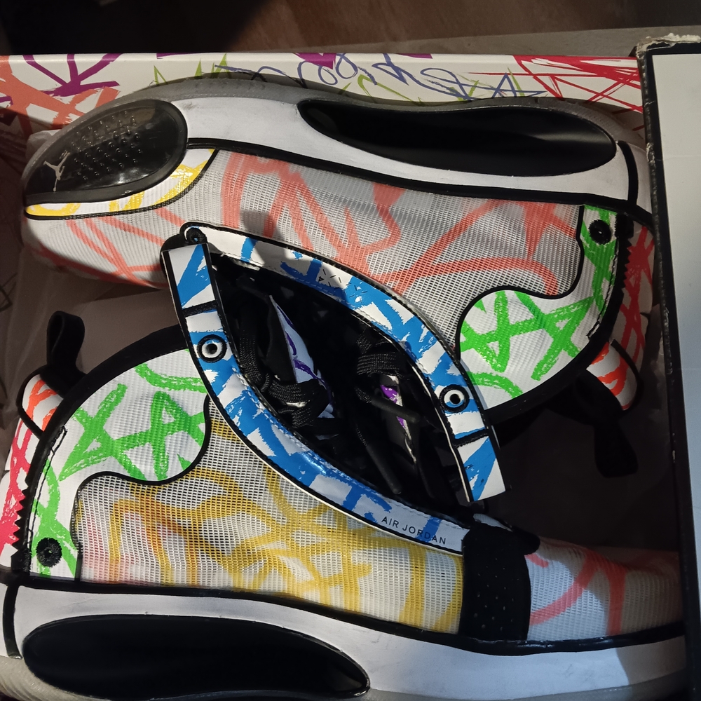 Jordan Air XXXIV Zion PE White Black Multicolor